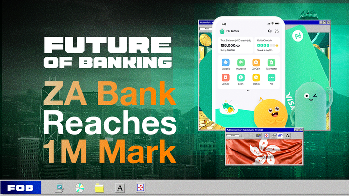 ZA Bank Becomes Hong Kong’s First Digital Bank with 1M Users